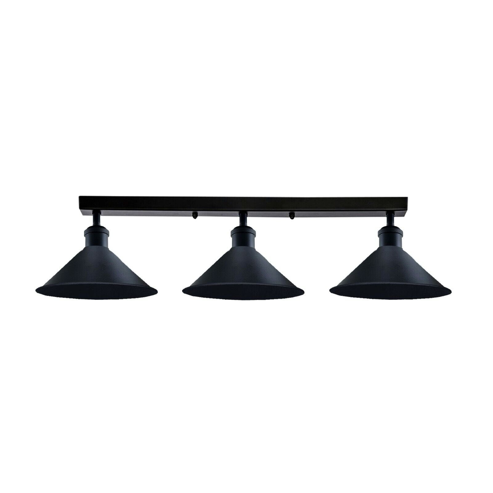 3 Head Loft Industrial Ceiling Light E27 Lamp~1859-4
