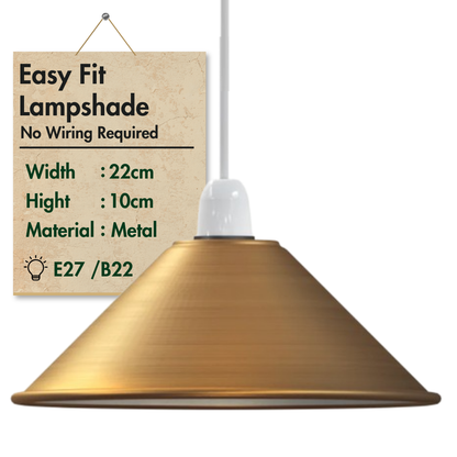 LEDSone industrial Vintage Metal Cone shaped Pendant light Lamp Shade~1449-10